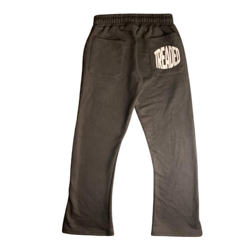 Black Flared Sweatpants